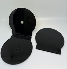 SALE! 25-PACK NEW CD/DVD CLAM SHELL CASES PAKRITE CSHELL, BLACK, JS100BLK