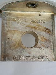 Mersen-Ferraz A150X700-WBTI 700A 1500V Semiconductor Form 101 Hi-Voltage Fuse