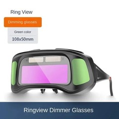 Proffesional True Color Auto Darkening Welding Goggles Clear Lenses Solar Welder