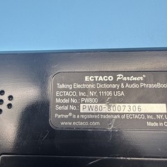 ECTACO PARTNER PW800 ENGLISH French Talking Dictionary & Audio Phrasebook Tutor
