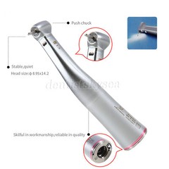 Dental LED 1:5 increasing fiber optic Handpiece Contra Angle slow speed
