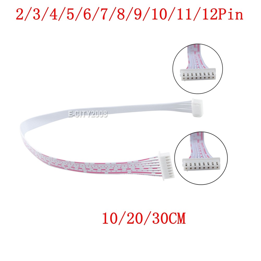 JST XH2.54mm 2-12 Pin Dualheaded Wire Cable Connector Set 10/20/30CM