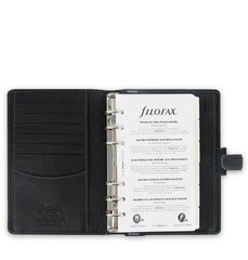 Filofax Personal Size Holborn Organiser Planner Diary Leather Black -025116 Gift