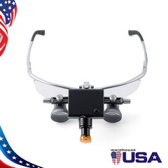 Dental Surgical Medical 3.5X Ergo Binocular Loupes +5W LED Head Light