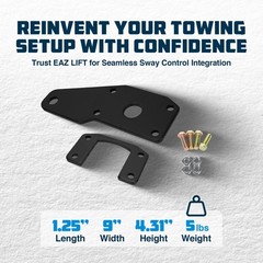 Powder Coated Steel Easy to Install Sway Control Left or Right Utility Ball M…