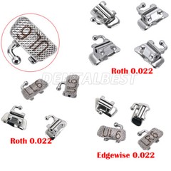 Dental Ortho Buccal Tubes Roth / MBT/ Edgewise .022 1st Molar Bondable Conv