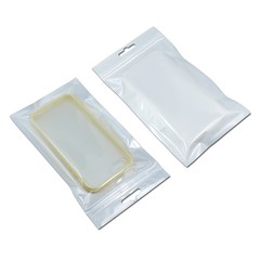 White Clear Plastic for Zip Retail Pearl Lock Packaging Hang Bags Accessories