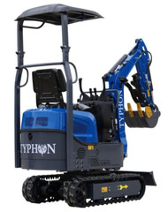 TERROR XI Mini Excavator 1 Ton Digger 13.5hp Gas Tracked Crawler B&S EPA Engine