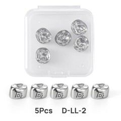 5 Pcs/Box Dental Stainless Steel Kids Primary Molar Crown Pediatric Metal Crowns