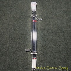 Deschem 200mm 24/40 Glass Liebig Condenser Lab Chemistry Disllation Column