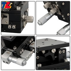 XYZ 3Axis Linear Stage Trimming Platform Bearing Tuning Sliding 60x60mm