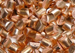 Pure Copper 99.99% Oxygen Free Cu Metal Anode Slugs Melt Casting Alloy 5 Pounds