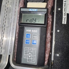 TSI Alnor HM650 Hydronic Manometer Tested turns on. Discontinued