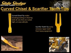 SLIDE SLEDGE 213307 Scarifier Tooth Tip