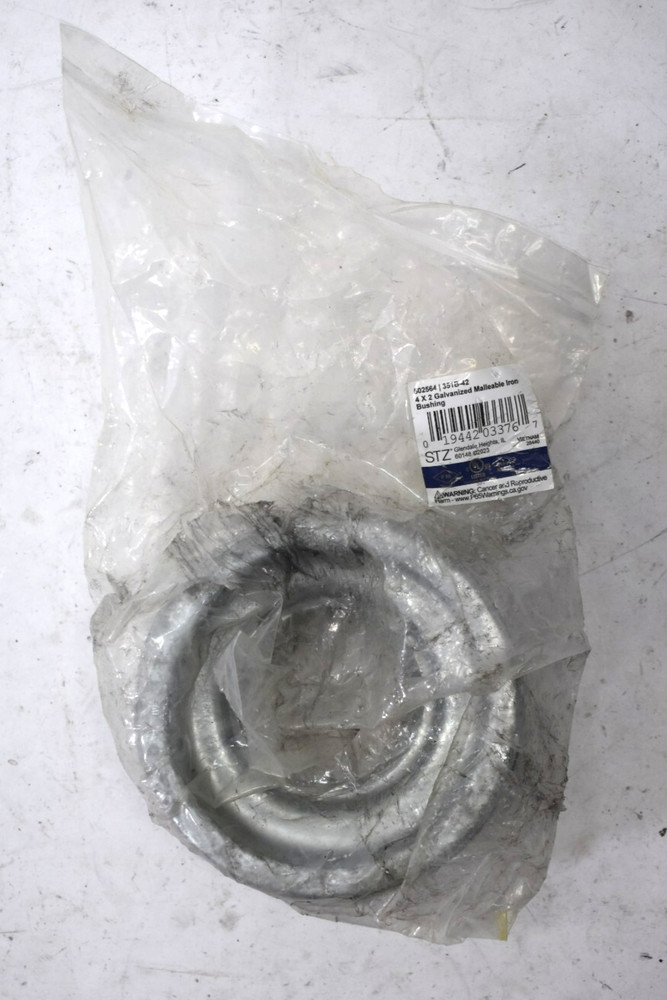 STZ Industries 351B-42 Hex Bushing 4″ x 2″ Galvanized Bushing Genuine OEM
