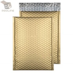 1-200 #2 8.5×12 Matte Metallic Gold Color Poly Bubble Padded Mailers