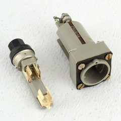 Vintage Western Electric KS-15715L2 1/4″ Panel Mount Fuse Holder Bell System