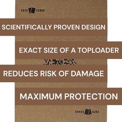 Trading Card Shipping Pads for Toploaders (100 Pack) – 3×4 Corrugated