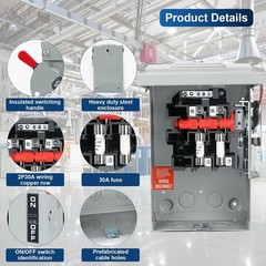 Quick Connect&Disconnect 30A Safety Switch