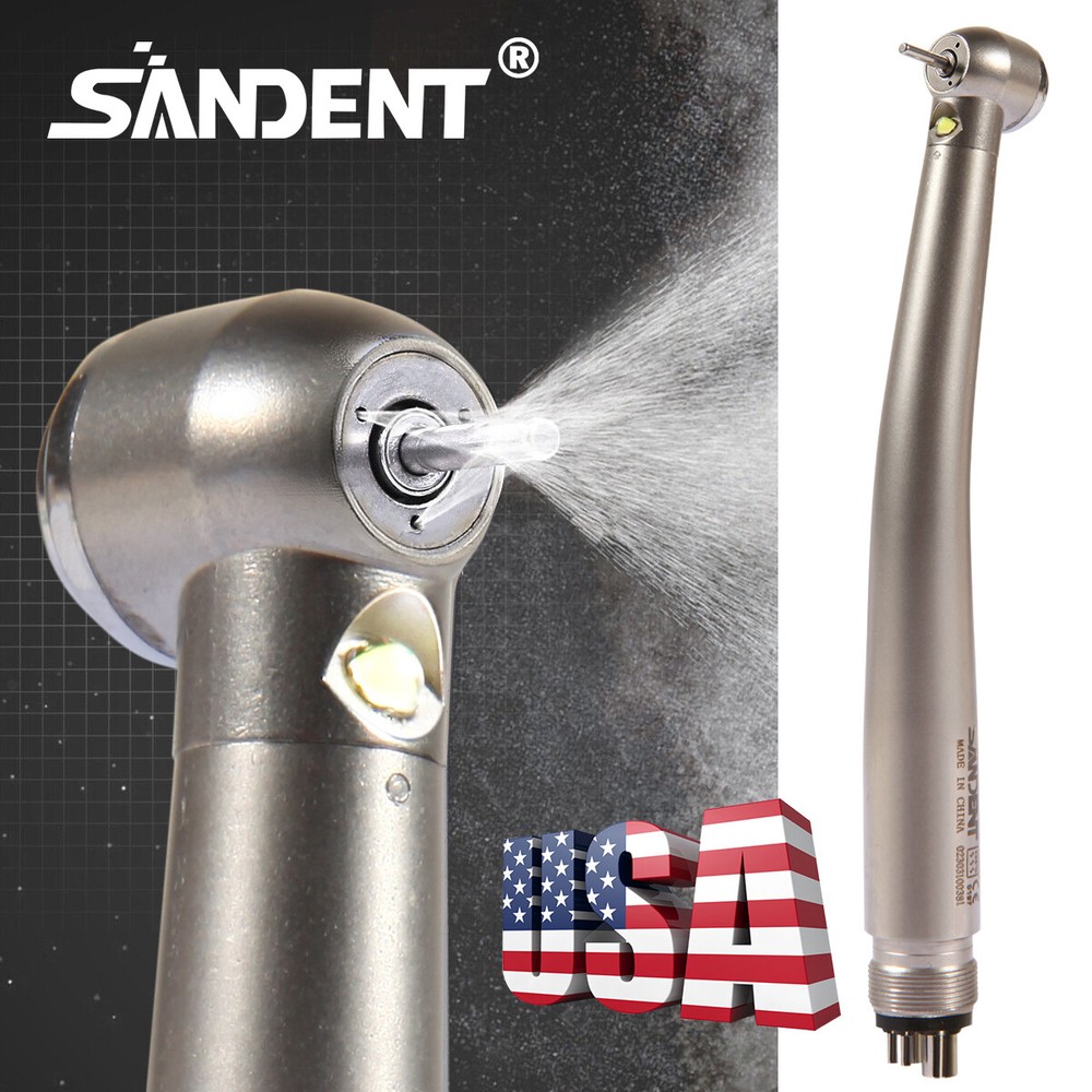 NSK Style Dental E-generator LED Turbine High& Low Speed Handpiece Kit 2/4 Hole