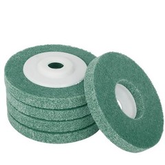 4” 100mm Nylon Fiber Wheel Abrasive Polishing Buffing Disc Pad Angle Grinder