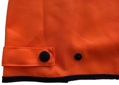 OPLERAI Safety Vest Unisex SIZE 4XL Sleeveless Orange Multi-Function Pockets