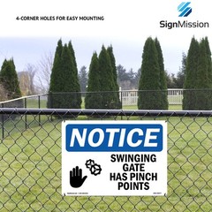 No Storage OSHA ANSI Notice Sign Metal Plastic Decal