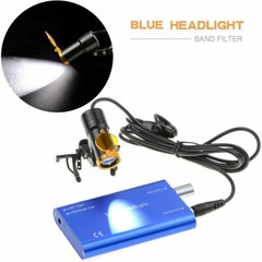 Dental Surgical 5W LED Headlight Lamp with Filter without Battery for Loupes US