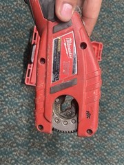 MILWAUKEE TOOLS 2471-20 COPPER TUBING CUTTER 12V CORDLESS W Clamp Keys