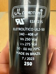 Weg Motor Start Capacitor SCP-340-408/250VLTG 340-408 UF 250V NEW!!