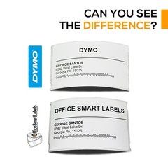 OfficeSmartLabels – 2-5/16″ x 4″ Shipping Labels, Compatible with 30256 – (6 …