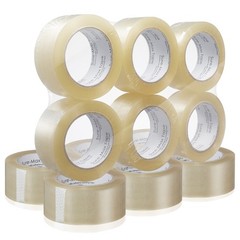 12 Rolls Carton Sealing Clear Packing Tape Box Shipping – 2 mil 2″ x 110 Yards