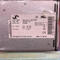 Eltek – 242100.118 – Smartpack WEB/SNMP Controller Module, DC 20–75 V OPEN BOX