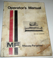 Massey Ferguson MF 300 Combine Operators/Owners Manual 690-553-M8 6-76 ORIGINAL!