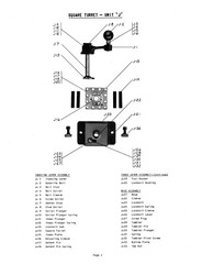 Bardons & Oliver No. 2 Geared Electric Turret Lathe Parts List Manual #1800