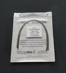 Dental Orthodontic Super Elastic Niti Round Arch Wire Ovoid Form Archwire