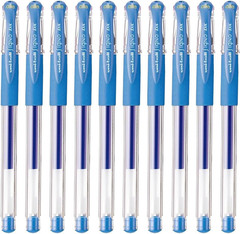 Uni-Ball Signo Snap Cap Gel Ink Ballpoint Pen, 0.38Mm Extra Fine Point, Light