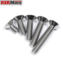M5 Titanium Ti Countersunk Flat Head Socket Bolts Screws 10 15 20 25 30 Grade 5