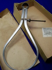Excellent Lufkin 10 in. Outside Spring Calipers 11″ Tall 10″ Dia. Max Flat Leg
