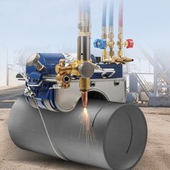 VEVOR Electromagnetic Gas Pipe Cutting Machine 0.2″-4″ Thick Tube 2″-30″/Min