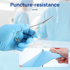 200/1200 JMU Nitrile Gloves Medical Exam 3.5 Mil Latex Free Powder Free XS/S/M/L