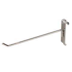 Gridwall Hooks: 1″, 2″, 4″, 6″, 8″, 10″, 12″ – Black, White, Chrome – FREE SHIP!