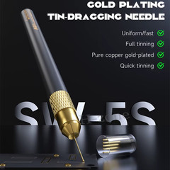 SW-5S Tin Dragging Needle Gold Plated FPC Connector Reballing Solder with 3 Bars