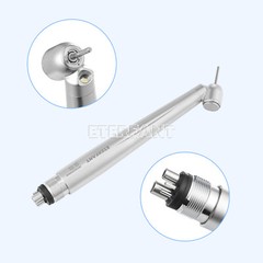 Dental 45° Degree LED Surgical High Speed Push Button Handpiece 4H E-generator