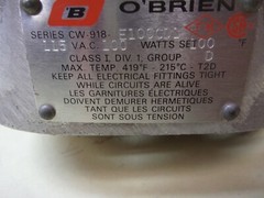 Obrien E100CD1 Series CW-918 Heater 115VAC , 100 Watts