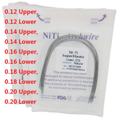 Dental Orthodontic Super Elastic Niti Round Arch Wire Ovoid/Nature Form