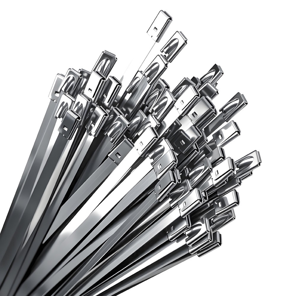 100-1500mm Length Stainless Steel Cable Tie Zip Tie Wraps 304 Grade Strong Metal