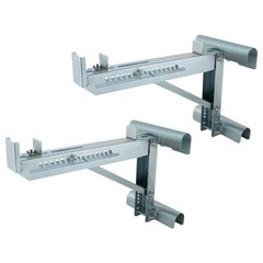 Pair of Heavy Duty Ladder Jacks 661lbs Capacity Scaffolding Bracket 2 Pcs US