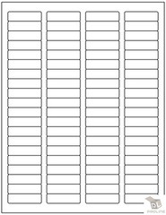 80000 Address Labels Laser Ink Jet 80UP 80 labels Per Sheet 1.75×0.5 1000 Sheets