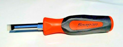 New Snap-on Large Marine Aircraft Flat Slot Plug Screwdriver Orange Hard Handle